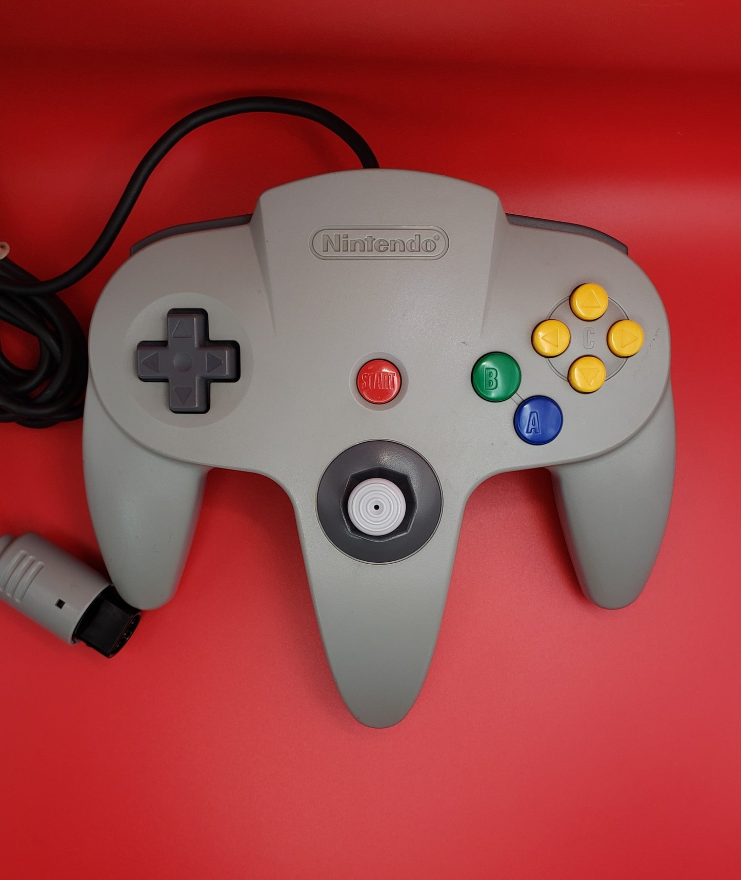 Controlador oficial de Nintendo 64 (N64): probado y completamente funcional