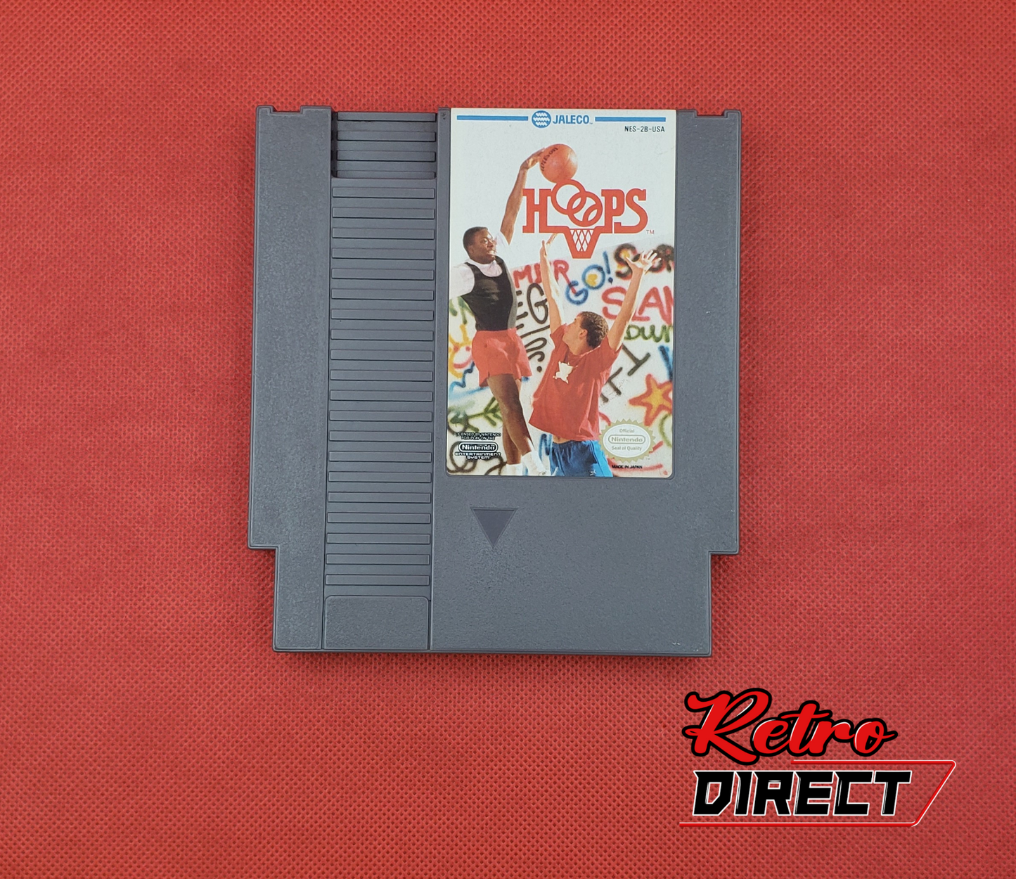 Cartouche Nintendo NES originale du jeu de basket Hoops Propre ! Testé !