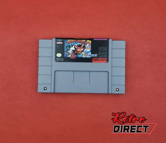 Propre ! Authentique ! Testé ! Cartouche originale Nintendo SNES Aero the Acrobat 2