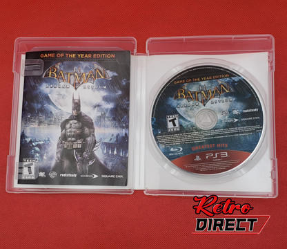 Clean! Authentic! Tested! Batman Arkham Asylum GoTY Original PlayStation 3 Game