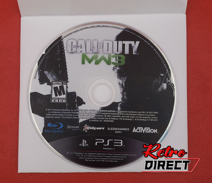 Clean! Authentic! Tested! Call of Duty Modern Warfare 3 Original PlayStation 3 Game