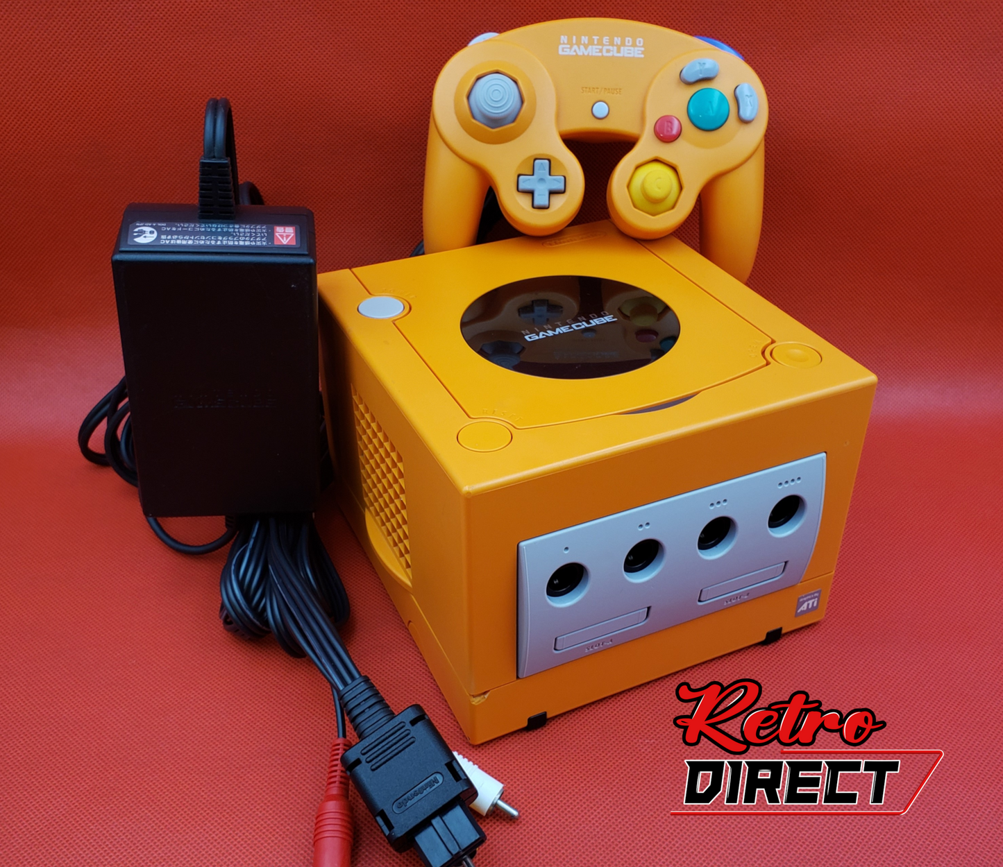 Official Nintendo GameCube Console Pak Spice - Tested & Fully Functional