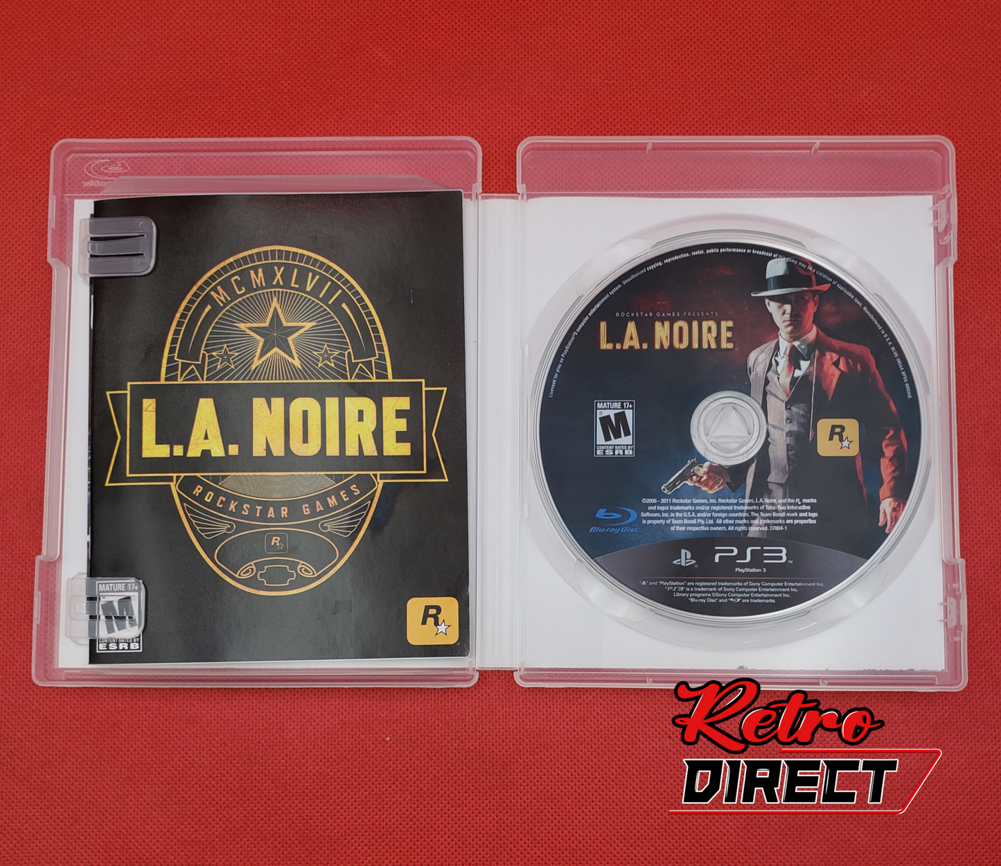 Clean! Authentic! Tested! L.A. Noire Original PlayStation 3 Game