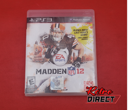 Clean! Authentic! Tested! Madden NFL 12 Original PlayStation 3 Game