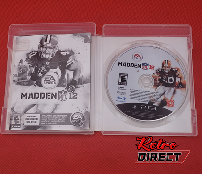 Clean! Authentic! Tested! Madden NFL 12 Original PlayStation 3 Game