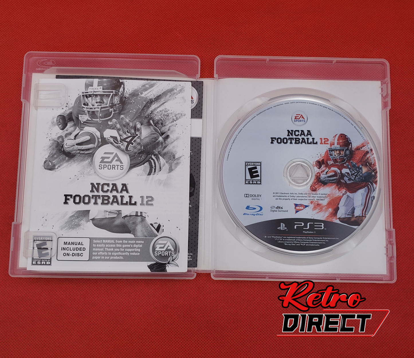 Clean! Authentic! Tested! NCAA Football 12 Original PlayStation 3 Game