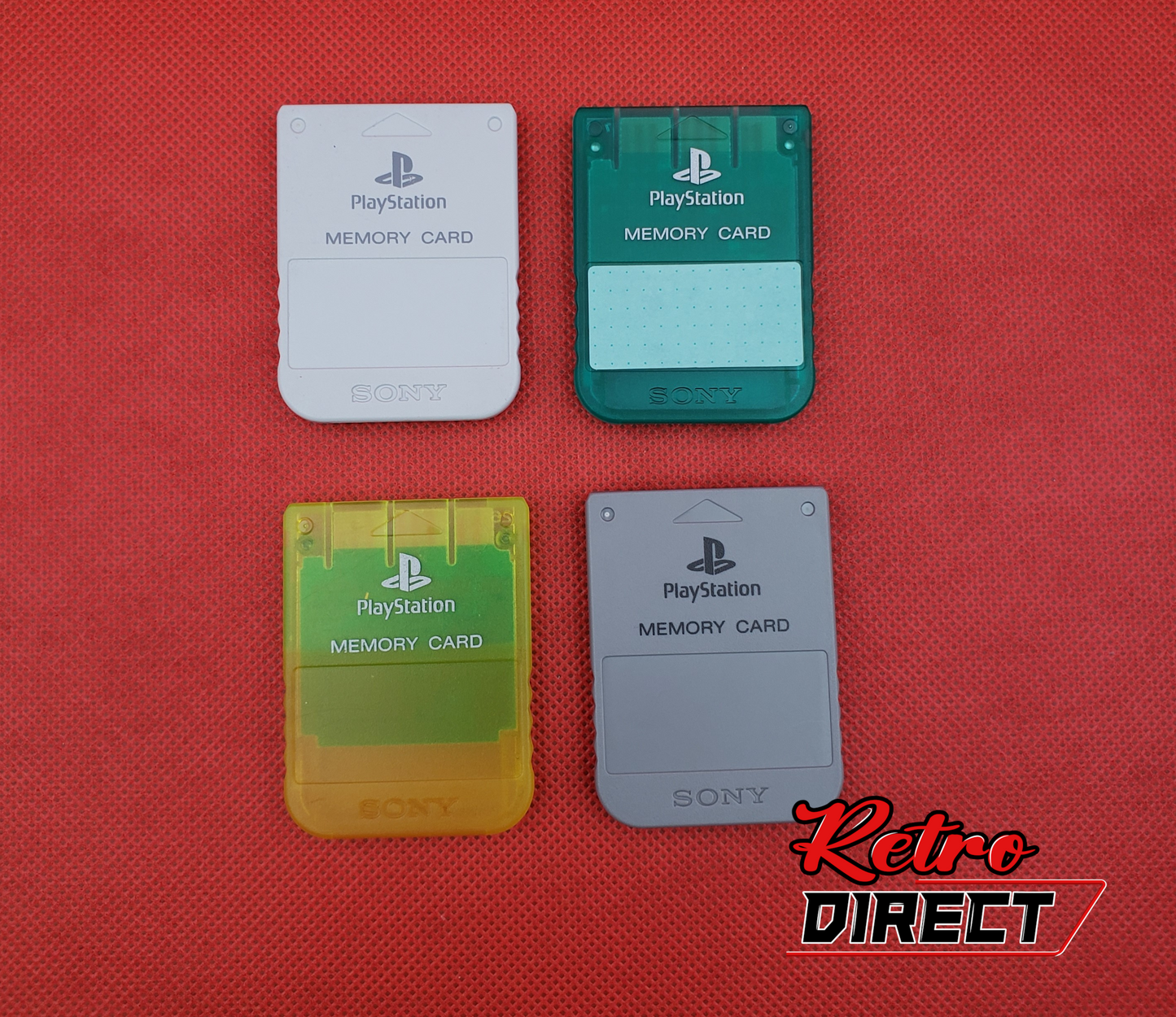 Original Sony PlayStation 1 (PS1) Memory Card - Tested & Fully Functional