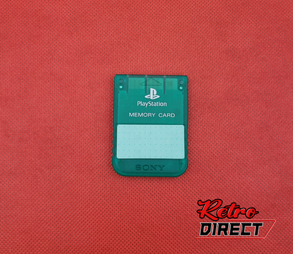 Original Sony PlayStation 1 (PS1) Memory Card - Tested & Fully Functional