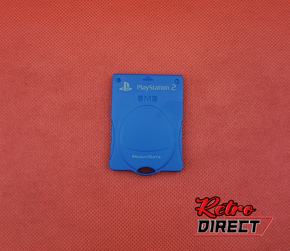 Official Sony PlayStation 2 (PS2) Memory Card - Tested & Fully Functional