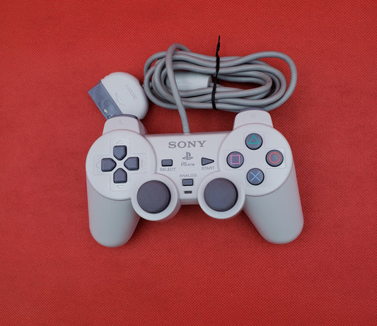 Official Sony PlayStation One (PSOne) DualShock Analog Controller - Tested & Fully Functional