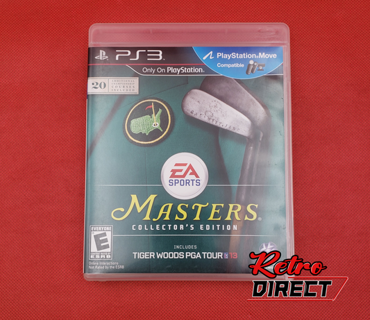 Clean! Authentic! Tested! Tiger Woods PGA Tour 13 Masters Collection Edition Original PlayStation 3 Game